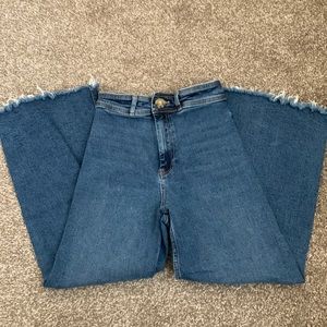 Mango brand teen girl culotte style jean